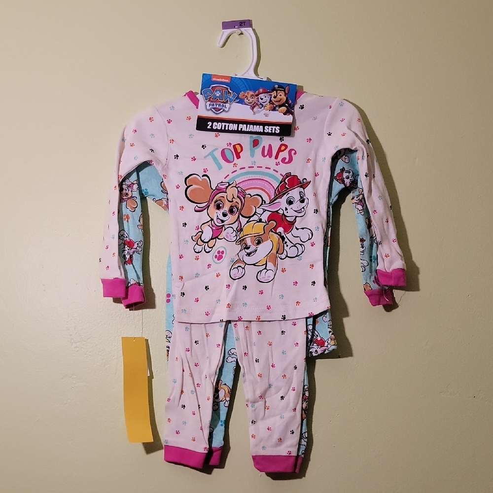 2- Paw Patrol Pajama Sets